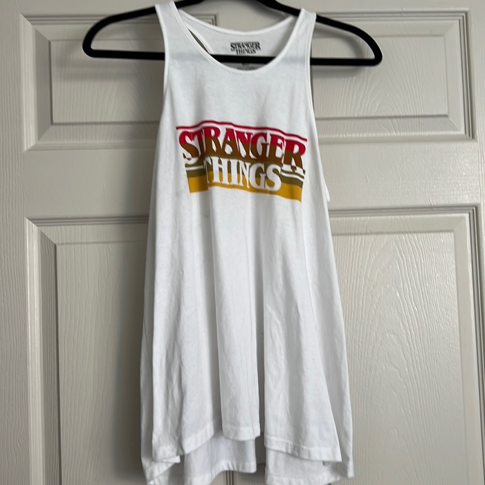 Stranger Things loose fit tank top
